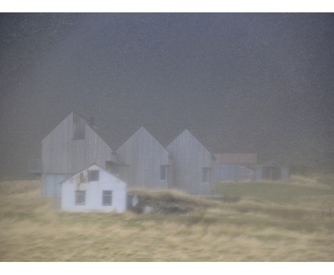 Farmhouse Consumed by Fog